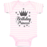 Baby Clothes Birthday Princess Baby Bodysuits Boy & Girl Newborn Clothes Cotton