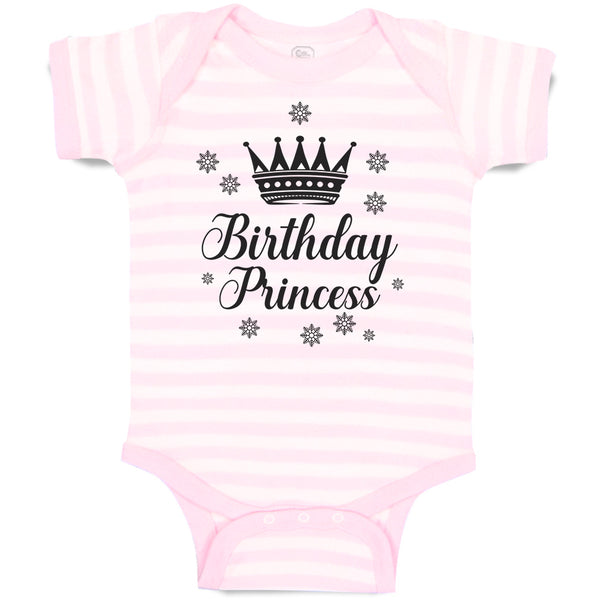 Baby Clothes Birthday Princess Baby Bodysuits Boy & Girl Newborn Clothes Cotton