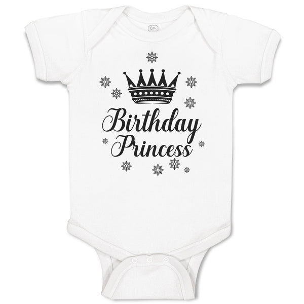 Baby Clothes Birthday Princess Baby Bodysuits Boy & Girl Newborn Clothes Cotton