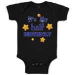 Baby Clothes It's My Half Birthday Baby Bodysuits Boy & Girl Cotton