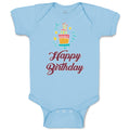 Baby Clothes Happy Birthday Baby Bodysuits Boy & Girl Newborn Clothes Cotton