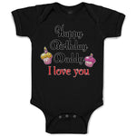 Baby Clothes Happy Birthday Daddy I Love You Baby Bodysuits Boy & Girl Cotton