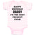 Baby Clothes Happy Birthday Daddy I'M The Best Present Ever! Baby Bodysuits