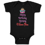 Baby Clothes Happy Birthday Mummy I Love You Baby Bodysuits Boy & Girl Cotton