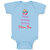 Baby Clothes Happy Birthday Mummy I Love You Baby Bodysuits Boy & Girl Cotton