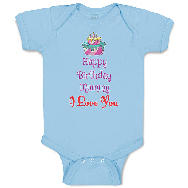 Baby Clothes Happy Birthday Mummy I Love You Baby Bodysuits Boy & Girl Cotton