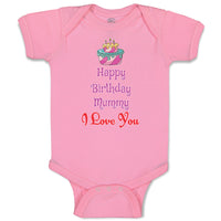Baby Clothes Happy Birthday Mummy I Love You Baby Bodysuits Boy & Girl Cotton