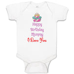 Baby Clothes Happy Birthday Mummy I Love You Baby Bodysuits Boy & Girl Cotton