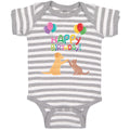Baby Clothes Happy Birthday! Baby Bodysuits Boy & Girl Newborn Clothes Cotton