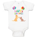 Baby Clothes Happy Birthday! Baby Bodysuits Boy & Girl Newborn Clothes Cotton