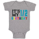 Baby Clothes It's My 1 2 Birthady Baby Bodysuits Boy & Girl Cotton