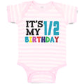 Baby Clothes It's My 1 2 Birthady Baby Bodysuits Boy & Girl Cotton