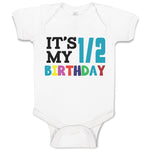 Baby Clothes It's My 1 2 Birthady Baby Bodysuits Boy & Girl Cotton