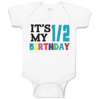 Baby Clothes It's My 1 2 Birthady Baby Bodysuits Boy & Girl Cotton