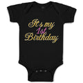 Baby Clothes It's My 1St First Birthday Baby Bodysuits Boy & Girl Cotton