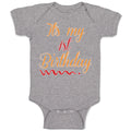 Baby Clothes It's My 1St First Birthday Baby Bodysuits Boy & Girl Cotton