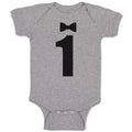 Baby Clothes Number 1 Age Along with Black Bowtie Baby Bodysuits Cotton