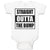 Baby Clothes Straight Outta The Bump Baby Bodysuits Boy & Girl Cotton