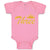 Baby Clothes 3 Number Name with Crown Baby Bodysuits Boy & Girl Cotton