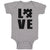 Baby Clothes Love Puzzle with Transparency Heart Baby Bodysuits Cotton