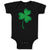Baby Clothes Clover St Patrick's Day Baby Bodysuits Boy & Girl Cotton