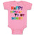 Baby Clothes Happy Birthday to My Mommy Birthday Baby Bodysuits Cotton