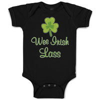 Baby Clothes Wee Irish Lass St Patrick's Day Baby Bodysuits Boy & Girl Cotton