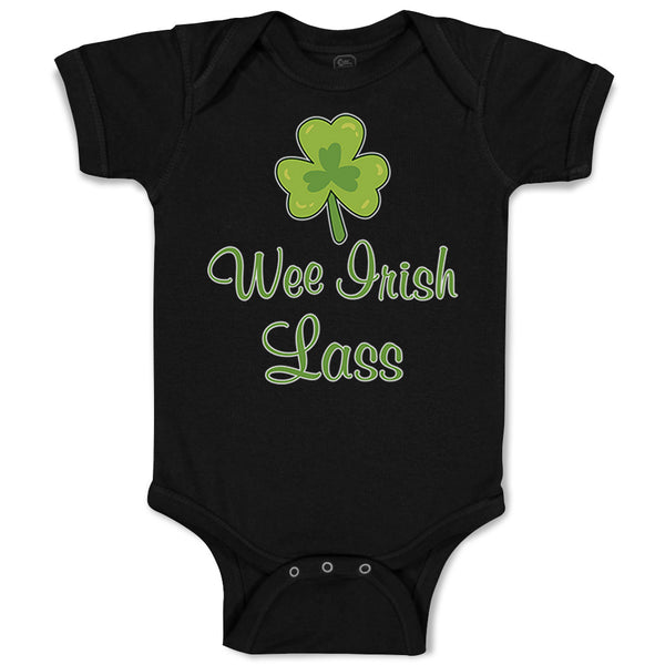 Baby Clothes Wee Irish Lass St Patrick's Day Baby Bodysuits Boy & Girl Cotton