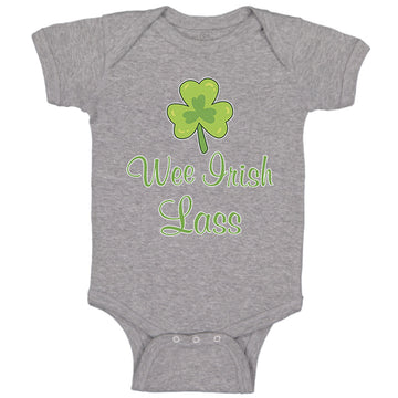 Baby Clothes Wee Irish Lass St Patrick's Day Baby Bodysuits Boy & Girl Cotton