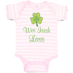Baby Clothes Wee Irish Lass St Patrick's Day Baby Bodysuits Boy & Girl Cotton