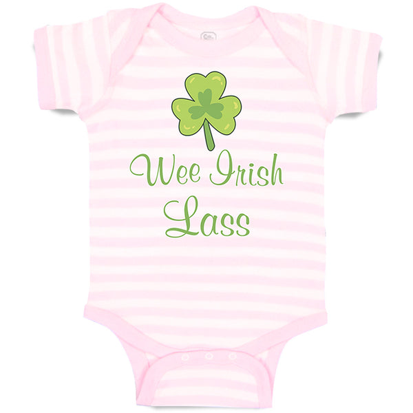 Baby Clothes Wee Irish Lass St Patrick's Day Baby Bodysuits Boy & Girl Cotton