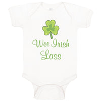 Baby Clothes Wee Irish Lass St Patrick's Day Baby Bodysuits Boy & Girl Cotton