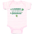 Baby Clothes Warning I May Be Prone to Shenanigans St Patrick's Day Cotton