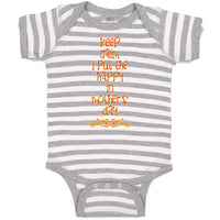 Baby Clothes Keep Calm I Put The Happy in Mother's Day Baby Bodysuits Cotton