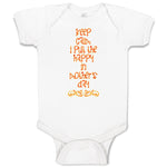 Baby Clothes Keep Calm I Put The Happy in Mother's Day Baby Bodysuits Cotton