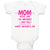 Baby Clothes Mom Great Job! I'M Awesome! Happy Mother's Day Baby Bodysuits