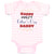 Baby Clothes Happy First Father's Day Dad Daddy Style E Baby Bodysuits Cotton