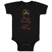 Baby Clothes Happy Birthday to My Mommy Mom Mother Baby Bodysuits Cotton