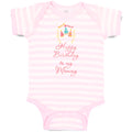 Baby Clothes Happy Birthday to My Mommy Mom Mother Baby Bodysuits Cotton