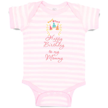 Baby Clothes Happy Birthday to My Mommy Mom Mother Baby Bodysuits Cotton