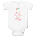 Baby Clothes Happy Birthday to My Mommy Mom Mother Baby Bodysuits Cotton