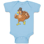 Baby Clothes Turkey Thanksgiving A Baby Bodysuits Boy & Girl Cotton