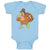 Baby Clothes Turkey Thanksgiving A Baby Bodysuits Boy & Girl Cotton