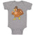 Baby Clothes Turkey Thanksgiving A Baby Bodysuits Boy & Girl Cotton