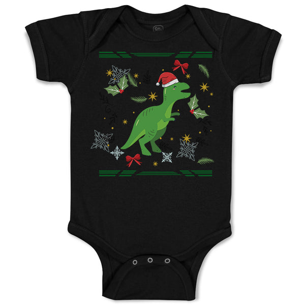 Baby Clothes Christmas Xmas Dinosaurs Christmas Xmas Santa Baby Bodysuits Cotton