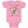 Baby Clothes Christmas Xmas Dinosaurs Christmas Xmas Santa Baby Bodysuits Cotton