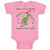 Baby Clothes Christmas Xmas Dinosaurs Christmas Xmas Santa Baby Bodysuits Cotton
