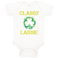 Baby Clothes Classy Lassie St Patrick's Day Baby Bodysuits Boy & Girl Cotton