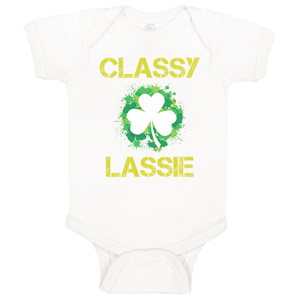 Baby Clothes Classy Lassie St Patrick's Day Baby Bodysuits Boy & Girl Cotton