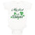 Baby Clothes My First Patrick's Day Irish Clover Baby Bodysuits Cotton